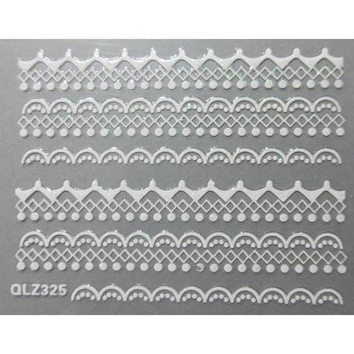 NAIL ART - WHITE LACE