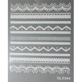 NAIL ART - WHITE LACE