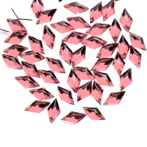 NAIL ART RHINESTONE RHOMBUS - LIGHT PINK
