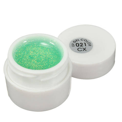 UV GEL - FINE LIGHT BLUE GLITTER