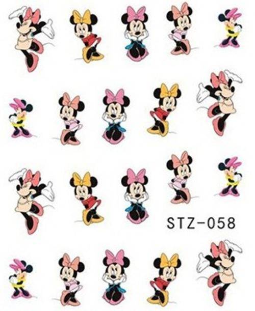 NAIL ART - WATER TRANSFER - MINNIE MOUSE