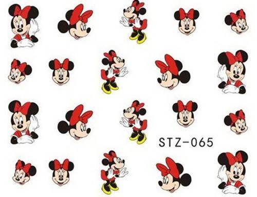 NAIL ART - WATER TRANSFER - MINNIE MOUSE
