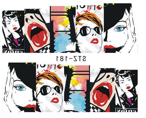 NAIL ART - WATER TRANSFER - WOMEN