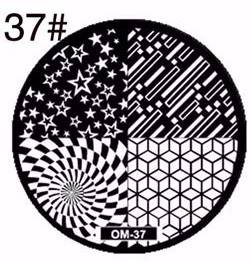 NAIL ART IMAGE STAMPING PLATE (OM-SERIES)
