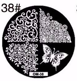 NAIL ART IMAGE STAMPING PLATE (OM-SERIES)