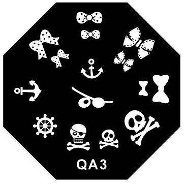 NAIL ART IMAGE STAMPING PLATE (QA-SERIES)