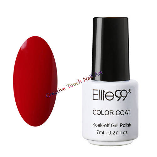 7ML ELITE99 SOAK OFF UV/LED COLOR GEL NAIL POLISH - RED-Y TO WEAR