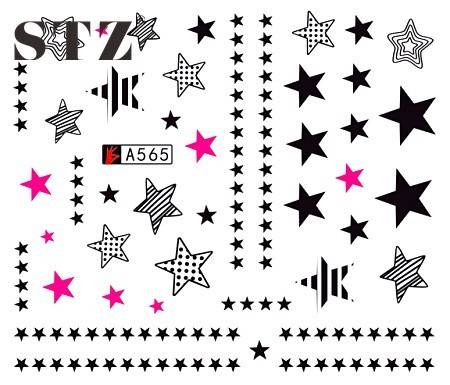WATER TRANSFER NAIL ART DECAL - STARS