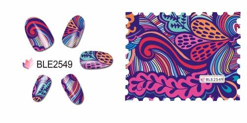 WATER TRANSFER NAIL ART DECAL - STAMP