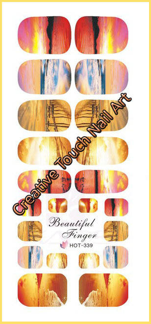 WATER TRANSFER NAIL ART DECAL SLIDERS