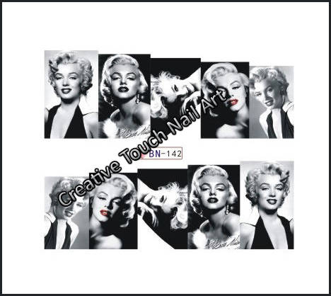 WATER TRANSFER NAIL ART DECAL - FACES