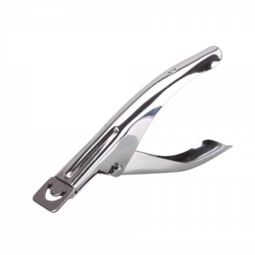 NAIL ART: ACRYLIC NAIL CUTTER - PINK TEASE - SILVER  ***SALE***