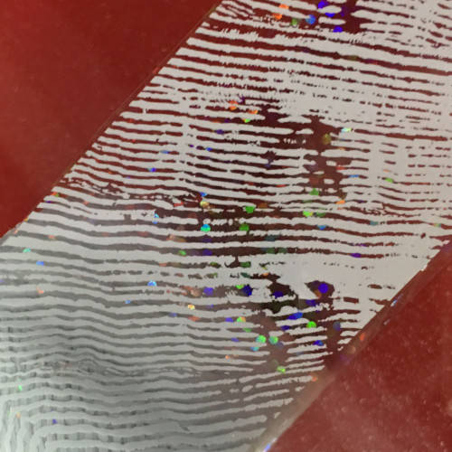 NAIL ART - TRANSFER FOIL -  WHITE  20 X 4 CM