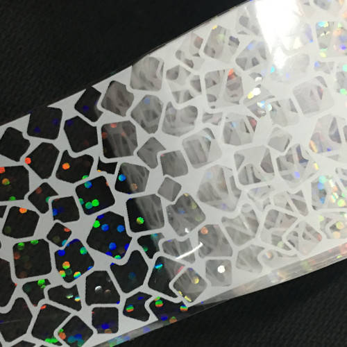 NAIL ART - TRANSFER FOIL -  WHITE  20 X 4 CM