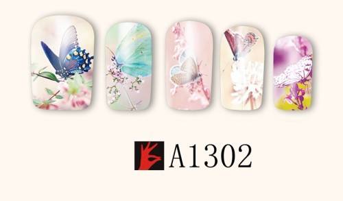 NAIL ART - WATER TRANSFER DECALS - BUTTERFLY