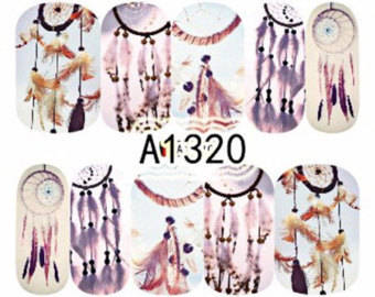 NAIL ART - WATER TRANSFER DECALS - DREAMCATCHER