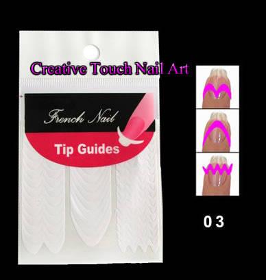 NAIL ART - Nail Art Tip Guides TG1