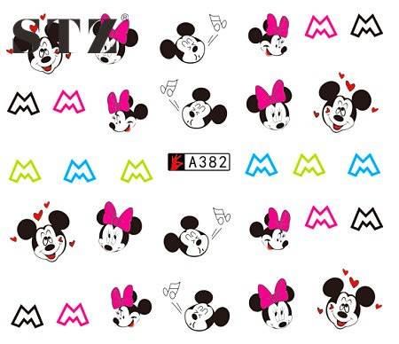 NAIL ART - Water Transfer Decals Mickey Mouse