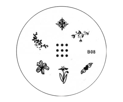 Nail Art Image Stamping Plate For Nails