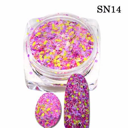 NAIL ART - Cheese Glitter Nail Art Dust