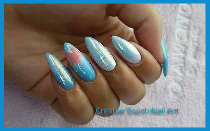 NAIL ART - Mermaid Pigment Mini Jar Nail Art Magic Dust - Blue