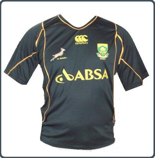 2011 SPRINGBOK RWC REPLICA SUPPORTERS SHIRT SIZE:XX-LARGE