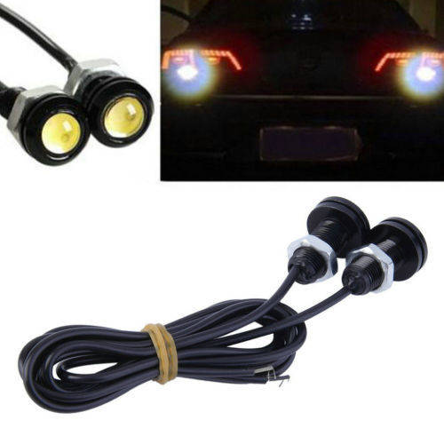9W 12V white reversing fog lights set of 2