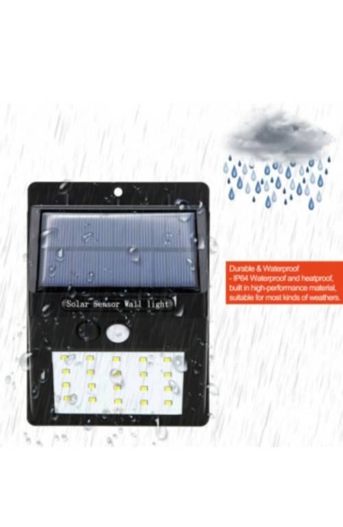 20 led solar motion activated wall lights