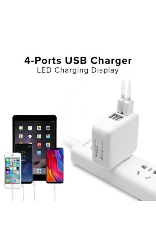 4 ports USB charger