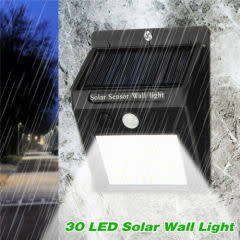 Motion Activated Solar Wall Light