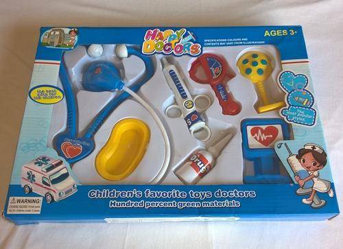 7 piece doctors medical toy set
