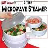 2 layer microwave steamer