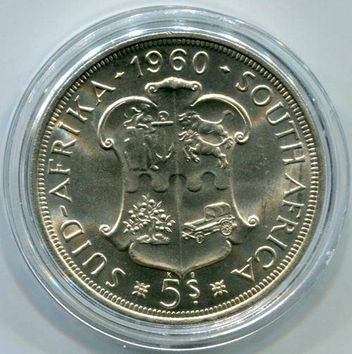 1960 5 Shilling 5s Crown - Uncirculated