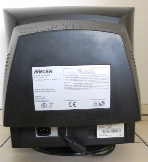 Mecer 17" SVGA CRT Monitor