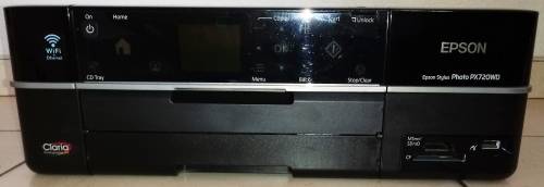 Epson Stylus Photo PX720WD Printer/Scanner/Copier ***Print Head Needs Attention*** Scanner is 100%