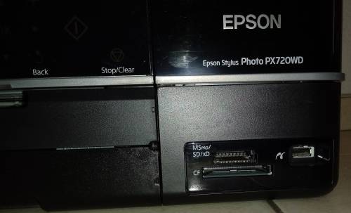 Epson Stylus Photo PX720WD Printer/Scanner/Copier ***Print Head Needs Attention*** Scanner is 100%