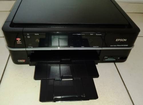 Epson Stylus Photo PX720WD Printer/Scanner/Copier ***Print Head Needs Attention*** Scanner is 100%