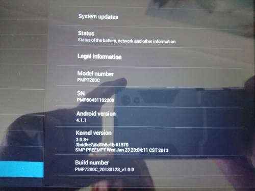 Prestigio Multipad PMP7280C 8" Android Tablet ***needs a little attention***
