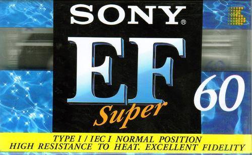 Cassette Tape - Sony EF Super 60