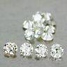 White Round Brilliant Cut +- 0.005 ct each / colour J/M Clarity VS/SI