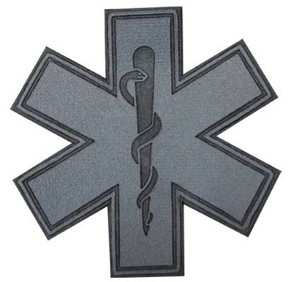 Large Embossed Star of Life