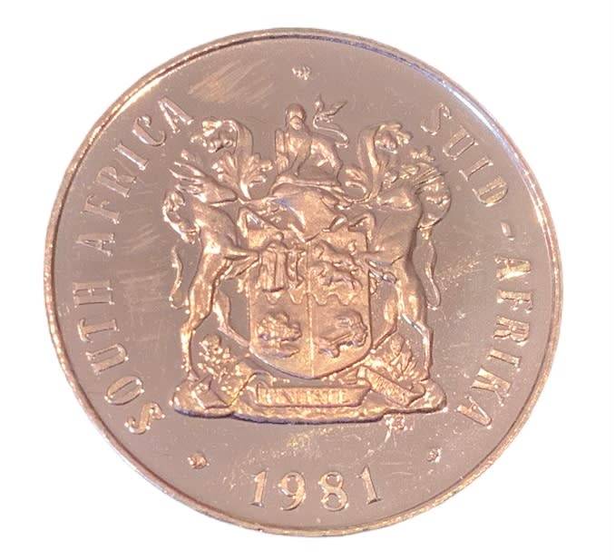 1981 South Africa 50 cent Coin