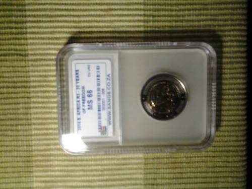 2014 S. AFRICA R5 20YEARS OF FREEDOM MS66 SANGS