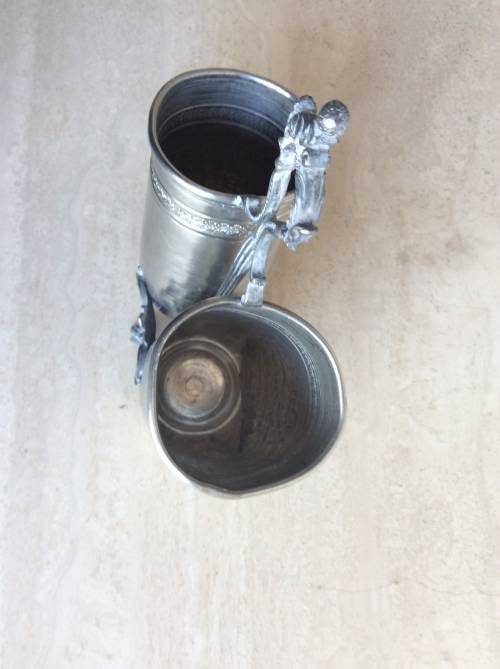 Pewter Holder: bread sticks, teaspoons, cake forks etc