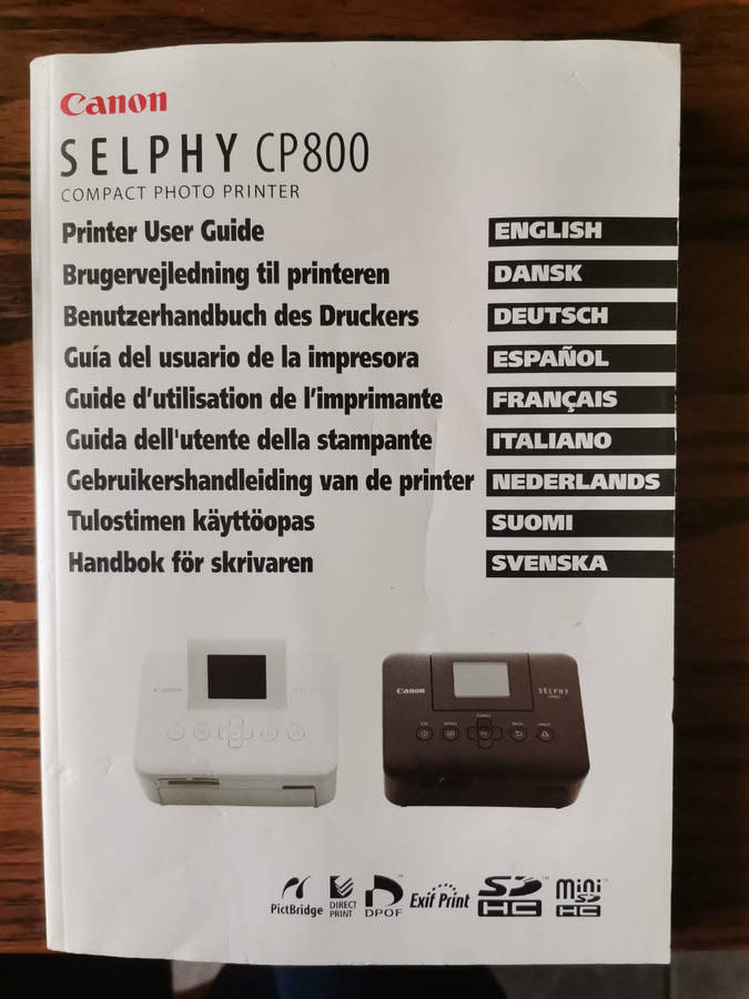 CANON SELPHY CP800 Photo printer * PLUS  * EXTRA INK * EXTRA PAPER *