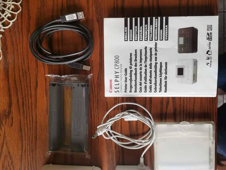 CANON SELPHY CP800 Photo printer * PLUS  * EXTRA INK * EXTRA PAPER *