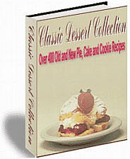Classic Dessert Recipes -*No Shipping Fee* Ebook