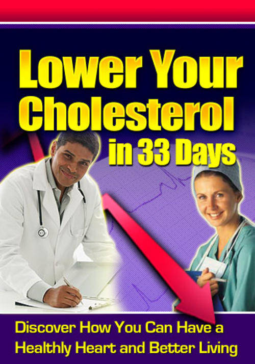 Lower Your Cholesterol in 33 Days  - ZERO Shipping Fee - Digital Download