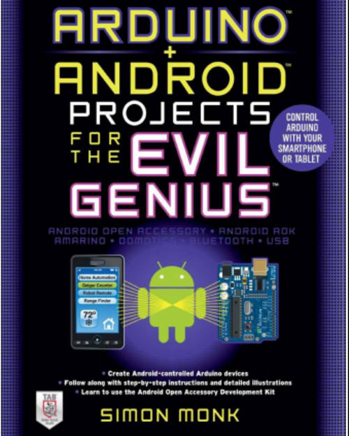 Arduino And Android Projects For The Evil Genius-  ZERO Shipping Fee - Digital Download