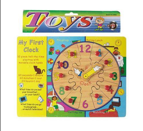 MY MY FIRST CLOCK - Your child can learn numbers and time-telling with interactive play .....